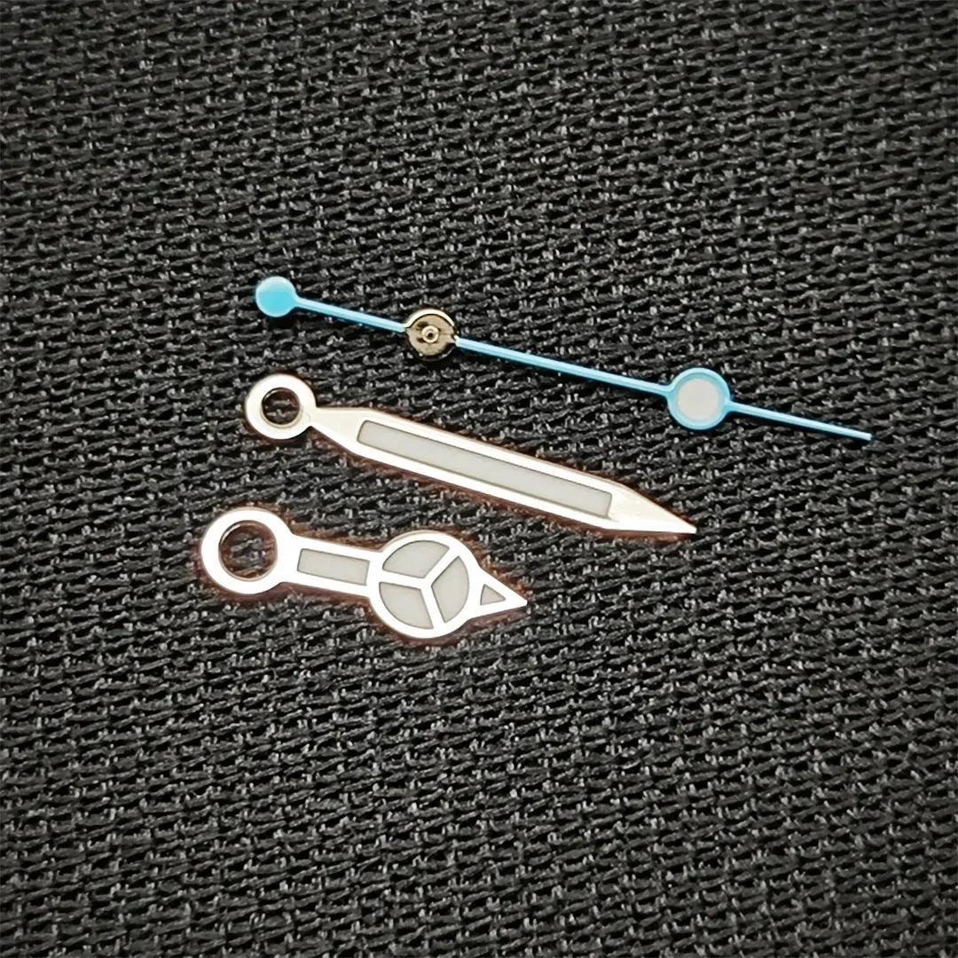 Watch Hands Blue/ Green Second Hand Blue Luminous Watch Accessories Fit for Pearl 2813 3804 Miyota 8205 8215 Mechanical Movement