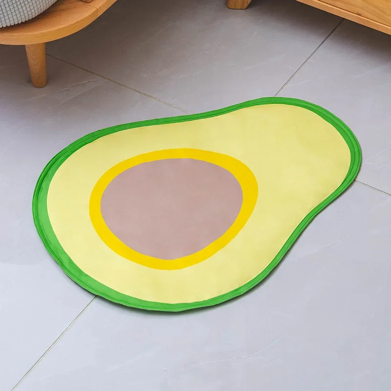 

Summer Cool Dog Mat Cooling Bed Pet Ice Pad Mats Washable Strawberry Avocado Print Dogs Sleeping Bed for Small Large Dog Cat
