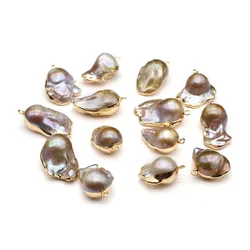 Baroque Fishtail Pendant Natural Freshwater Pearl 20x35mm For Jewelry Making DIY Bracelet Earrings Necklace Accessory