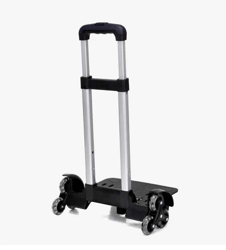 New Portable Shopping Cart Stair Climbing Luggage Trolley Tool Cart Folding Trolley Aluminum