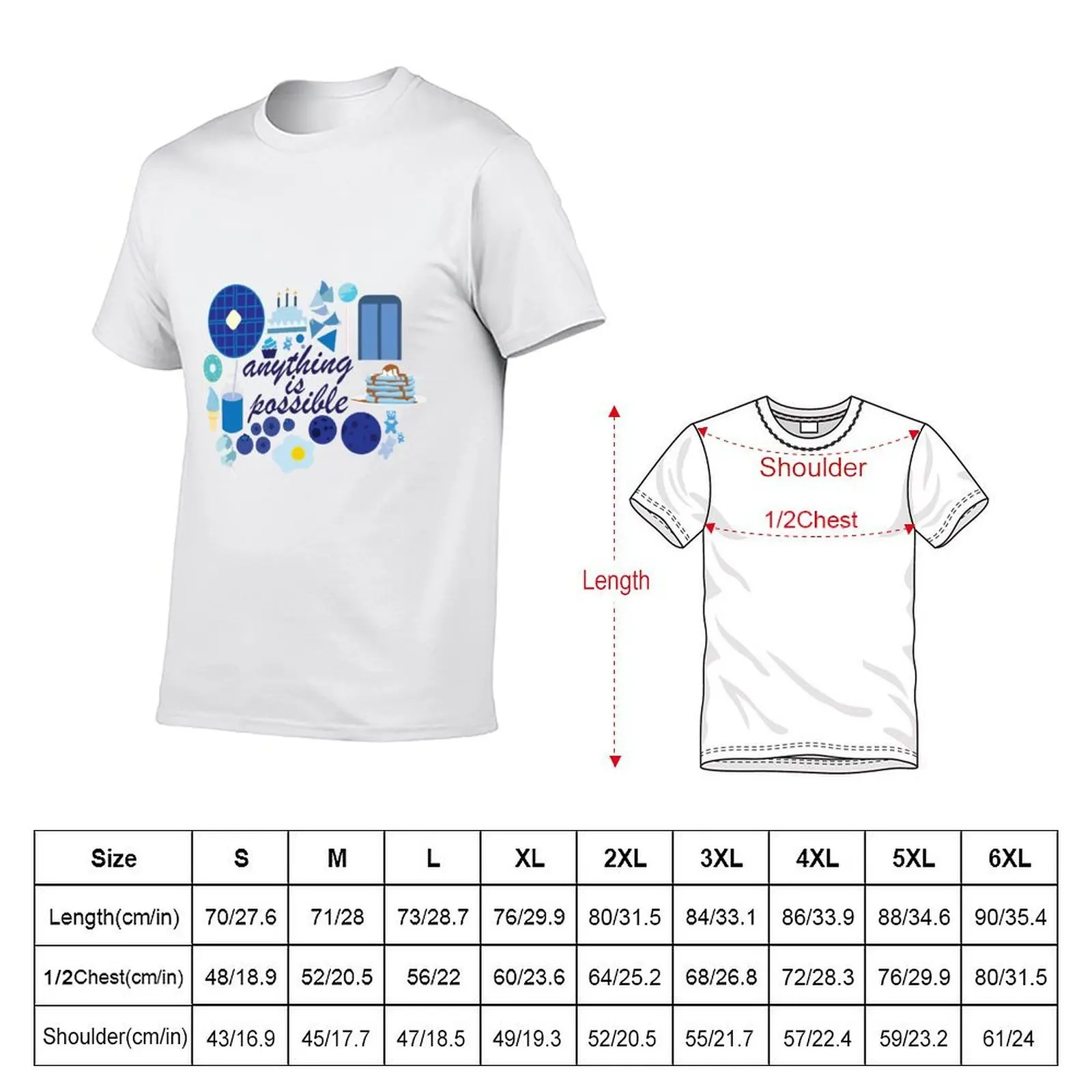 Anything is Possible T-Shirt kawaii clothes oversized mens funny t shirts