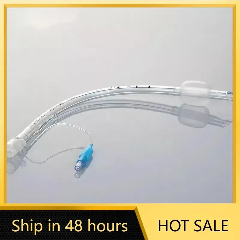 Large Animal Endotracheal Intubation Tube with Cuff Multiple Sizes 10.5mm-14mm for Animal Tracheal Intubation
