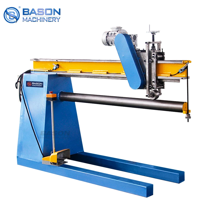 BSMT New HVAC Duct Round Tube Making Machine with Seam Closing & Locking Function Construction Equipment