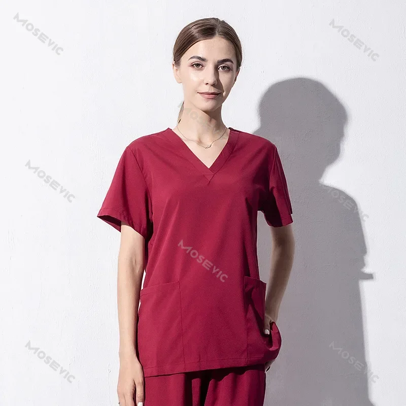 Wholesale Operating Room Medical Uniform Scrubs Hospital Working Scrubs Set Medical Supplies Nurse Dental Surgery Suit Workwear