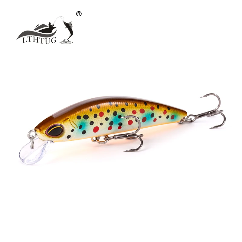 NUOVO LTHTUG Design giapponese Pesca Wobbling Richiamo di Pesca 63mm 7.5g Affondamento Minnow Isca Esche Artificiali Persico Spigola Luccio Trota