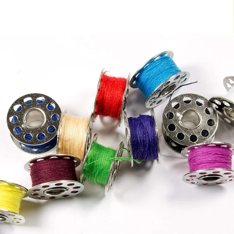 12/24PCS Stainless Steel Sewing Machine Bobbins - Durable Metal Construction for Brother Sewing Machine, Essential Sewing Craft
