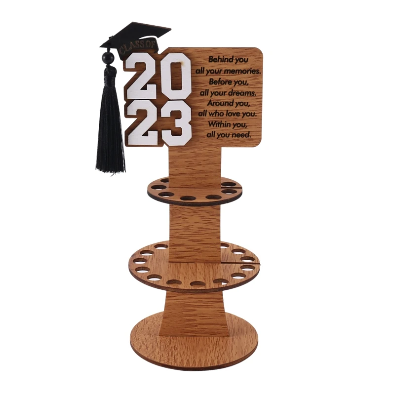 Graduation Gift Money Holder - DIY Double-Layer Cash Holders W/ 25 Holes Gift For Graduation Party