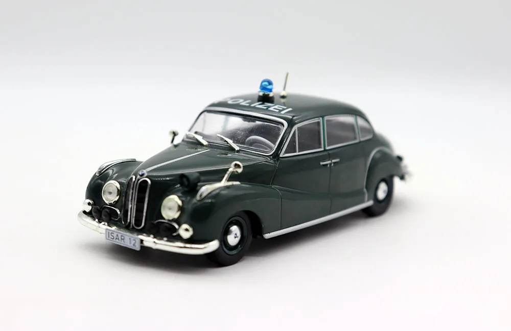 New 1/43 Scale  501 POLIZE Police-car Models By Atlas Editions For Collection Diecast Alloy Toy Cars Gift