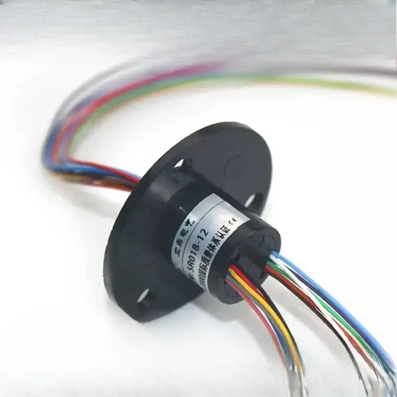 DIY PTZ Gimbal Electric Collector Rings 2/4//6/8/12/18 Channel Micro Rotate Slip Ring 2A Diameter 12.5mm for RC Excavator Model