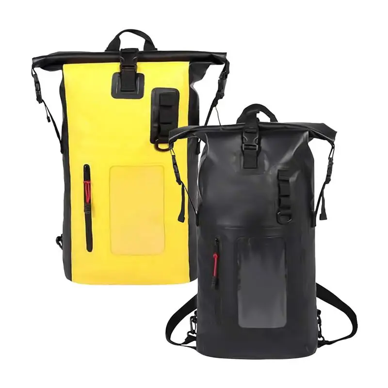 

Waterproof Dry Bag Backpack 30L Large Capacity Storage Pack Travel Roll Top Lightweight Storage Backpack Rafting Diving Dry Bag