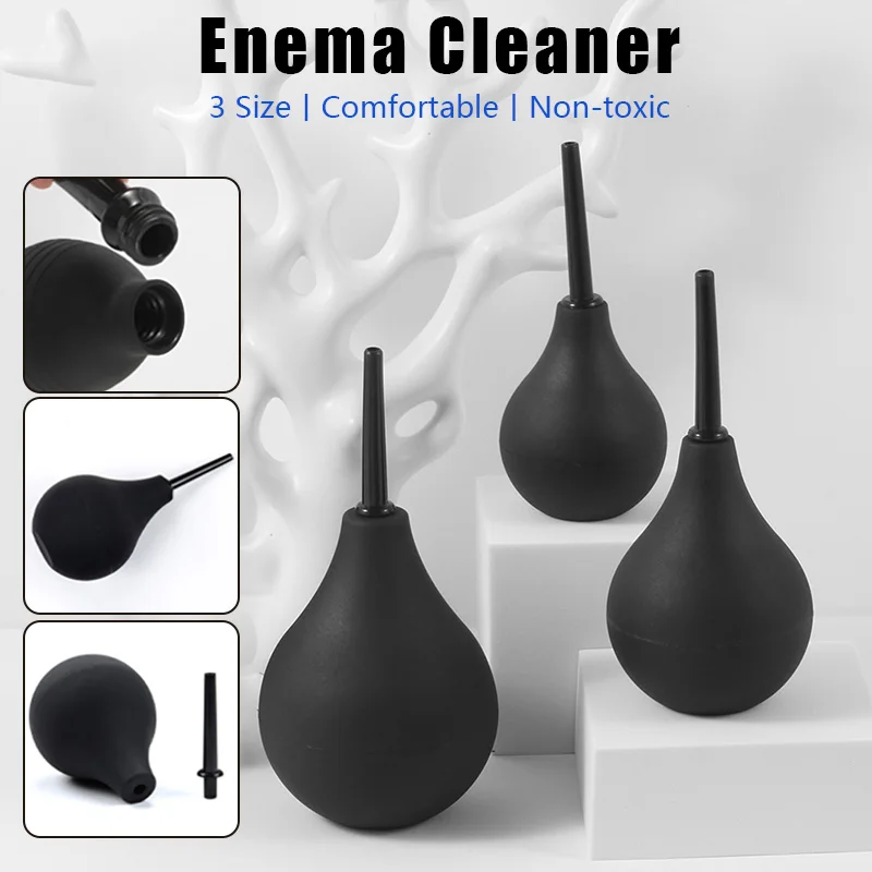 Enema Irrigator 89/160/224ml Vagina Syringe Colon Anal Douche Bulb Cleaner Feminine Hygiene Cleaning Devices Bidet Accessories