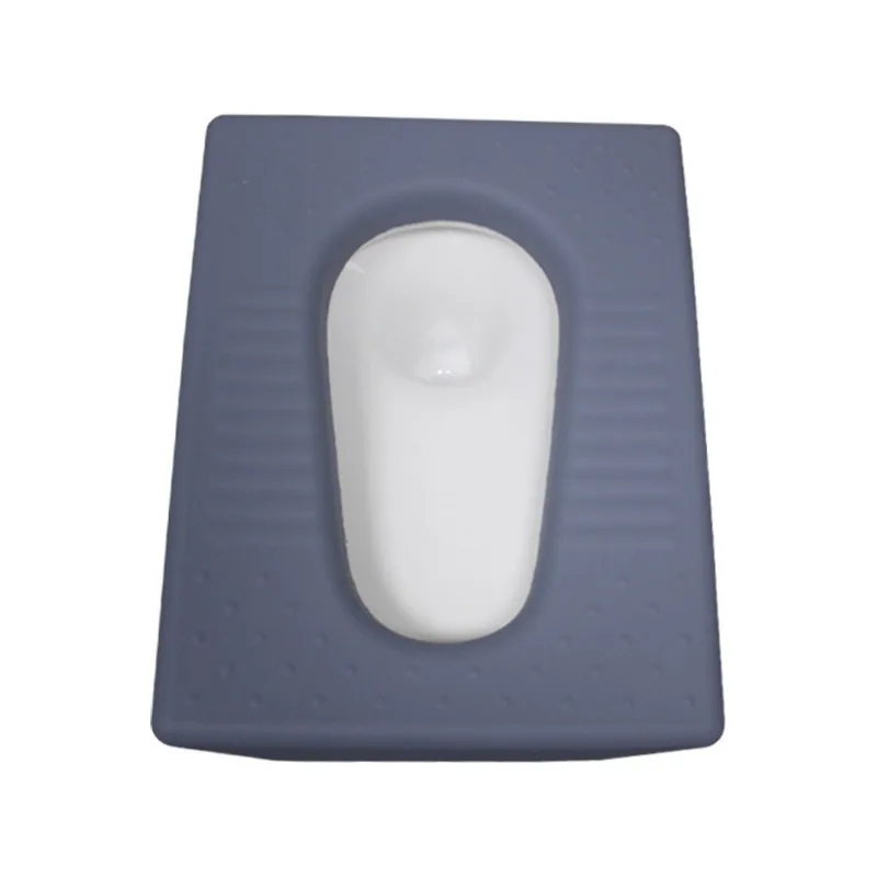 

Ceramic anti-collision squatting toilet environmentally friendly silicone soft bag squatting pit