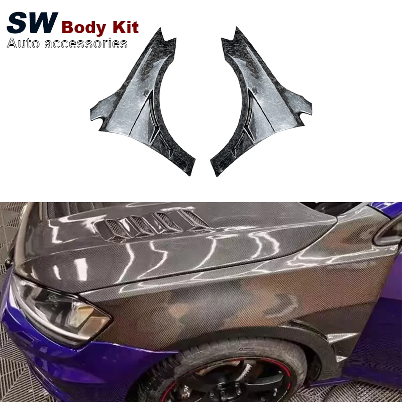 

Forged Carbon Fiber Golf 7 Fenders For Volkswagen Golf 7 7.5 GTI MK7 Upgrade Car Side Vent Air Flow Fender Intake Performance Ki