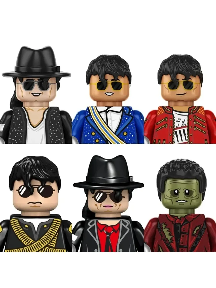 Klocki konstrukcyjne Król Or Pop MJ, mini figurki akcji Michael — 2