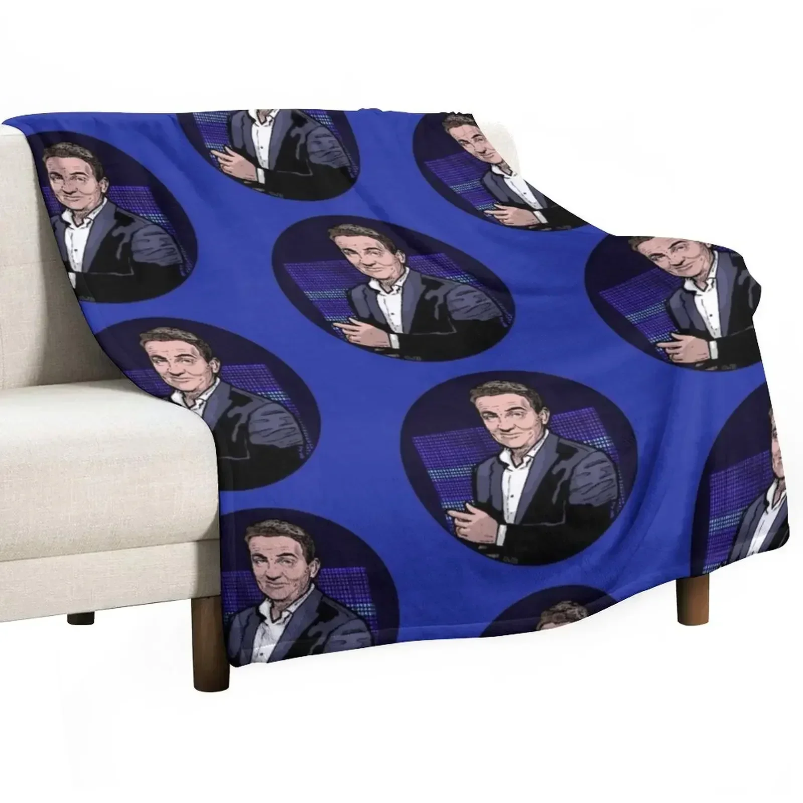 Bradley Walsh Chase art Throw Blanket Bed linens Warm Decorative Beds Blankets