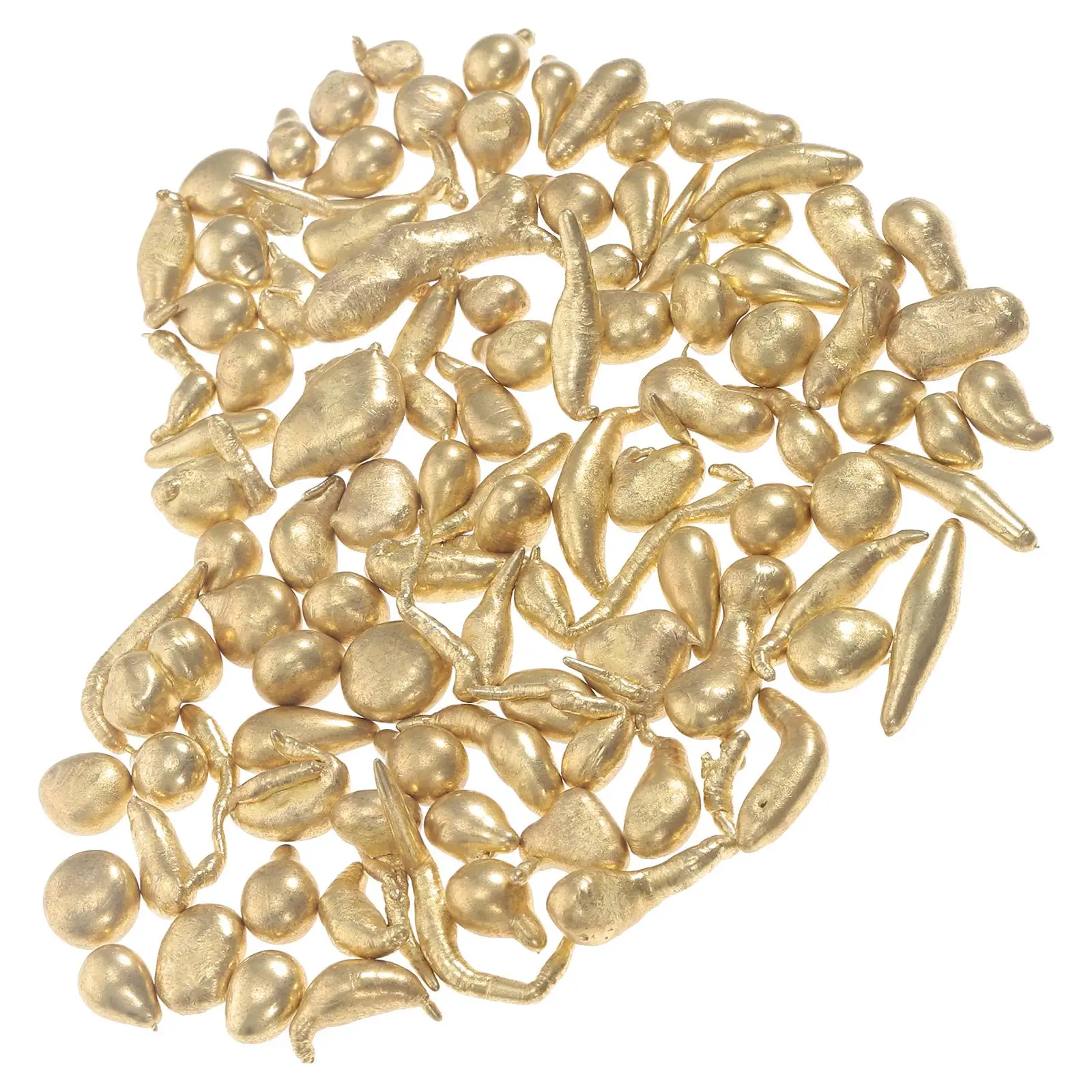 

100g Brass Grain Jewelry Making Supplies Golden Anti Gold Melting Kit Rust Copper Beads Craft Material Ring Kit