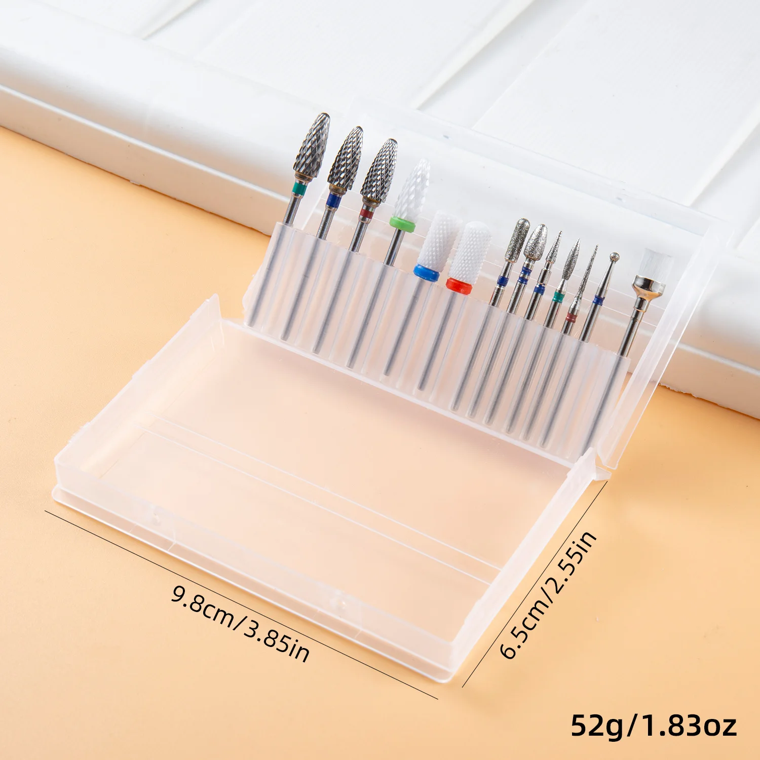 10/13/15 pièces 3/32 "ensemble de forets à ongles en carbure de diamant ensemble de fraises pour vernis gel pour l'élimination du Gel des ongles polissage des peaux mortes