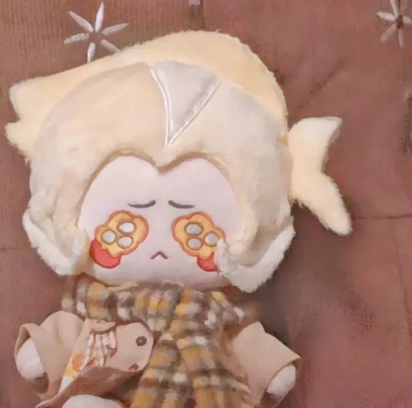 New 20cm Lucifer Vox Plush Doll Cosplay Dress-up Cotton Doll Body Anime Peripherals Stuffed Toy Girls Birthday Christmas Gift