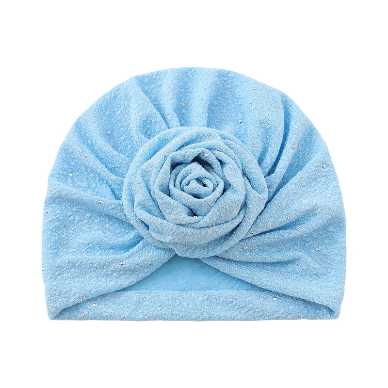 قبعة هندية عمامة زهرة بونيه مسلم الحجاب النساء الكيماوي قبعة فقدان الشعر الحجاب بيني رئيس التفاف الترتر Turbante Mujer 2026 #6