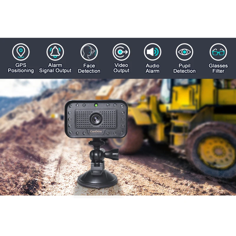 Truck Gadget Caredrive Driver Monitoringsysteem met DMS-camera Nachtvermoeidheidsalarm Beveiligingsoplossingen voor veilig rijden