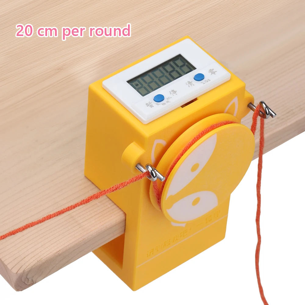 

Mini Yarn Measurer Electronic Thread Length Counter Meter for Manual & Electric Winders Knitting Crochet DIY Tool