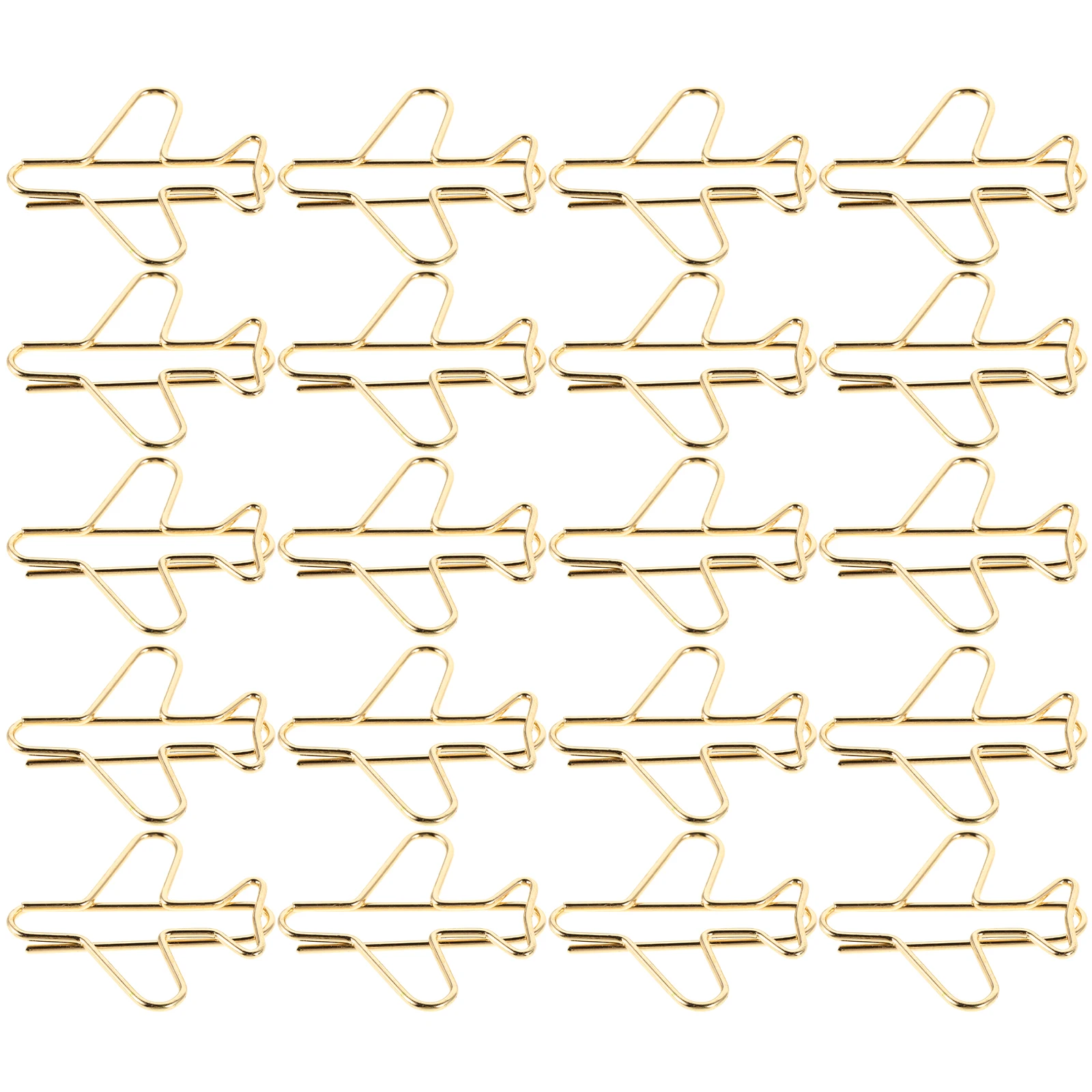 

Creative Paper Clip Office Supplies Bookmark Paperclip Golden Metal Decorative Clips