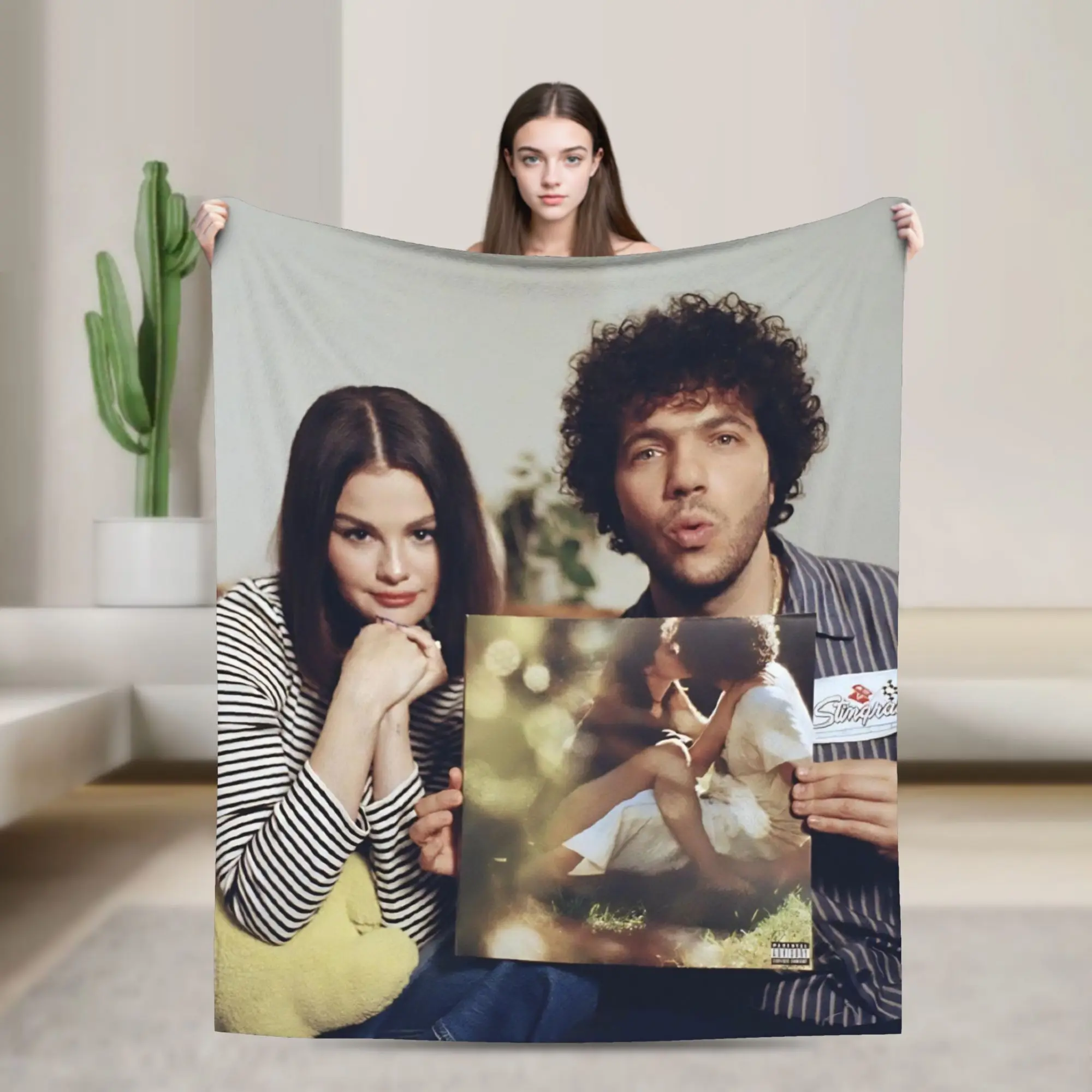 Selenas Gomezs I Said I Love You First Blanket Fleece  Comfortable Ultra-Soft Throw Blankets for Bedroom Bedspreads