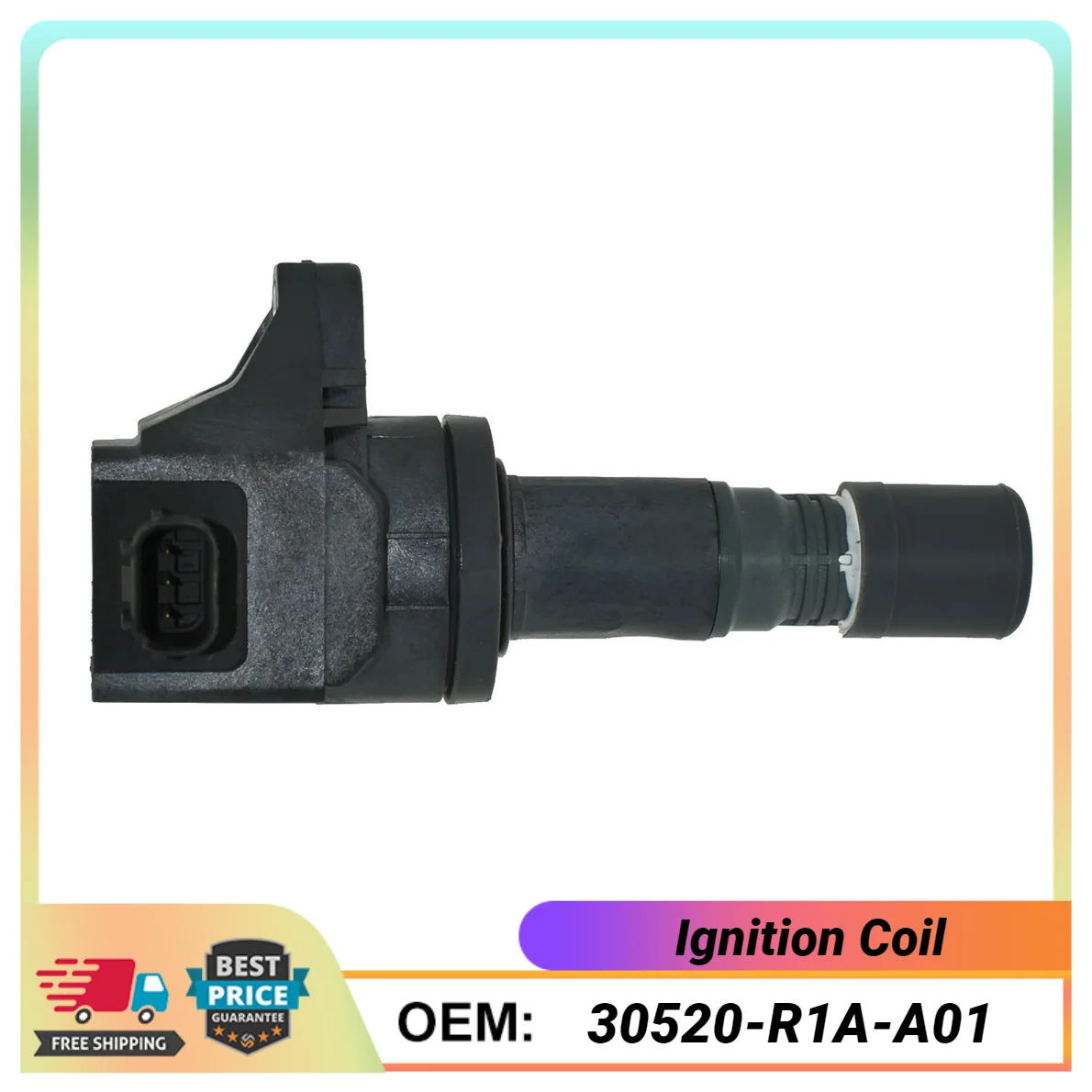 1PCS 099700-101 30520-RNA-A01 30520RNAA01 Ignition Coil For HONDA CIVIC FR-V STREAM CROSSROAD ACCORD 1.6 1.8 2.0 UF582 C1580