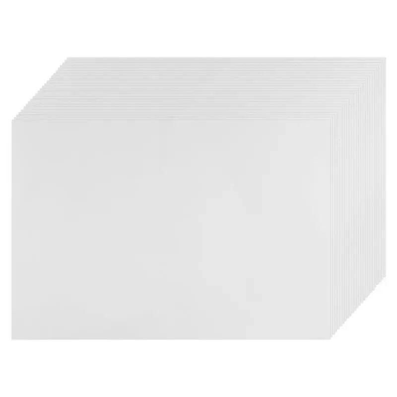 B63B-25 Sheets Printable Vinyl Sticker Paper Self-Adhesive Waterproof Matte White Printing Paper Sheet, For Inkjet Printer