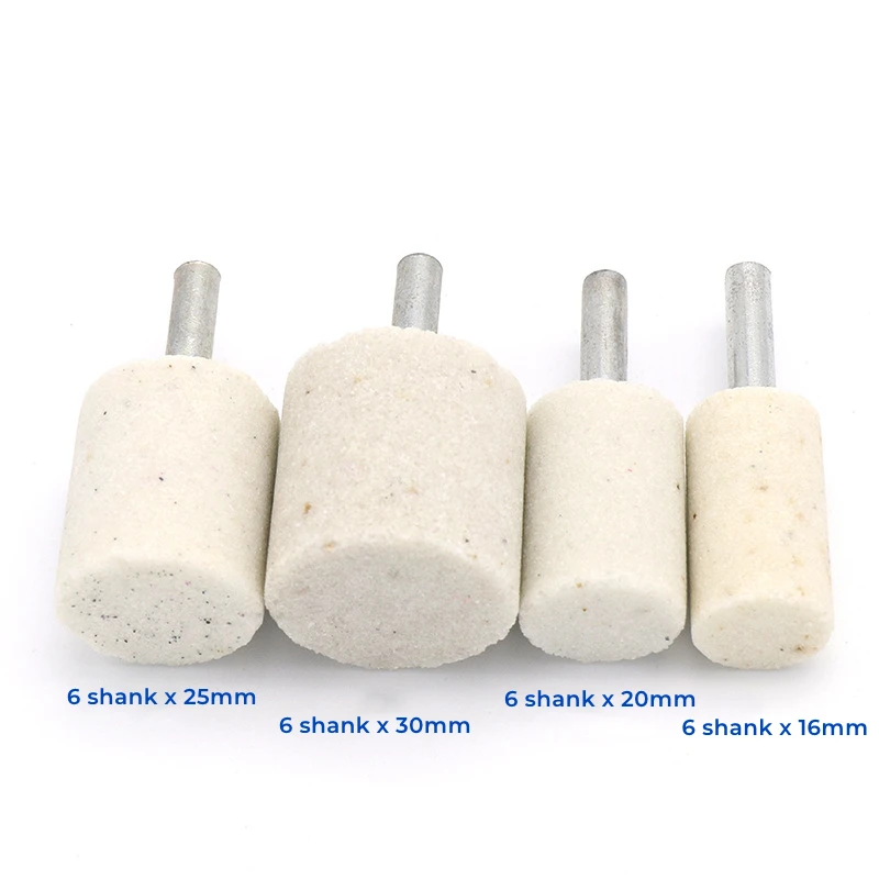 6mm Shank Mounted Grinding Stone Wheel Mounted Grinding Stone Wheel 16/20/25/30/35/40mm For Drill Grinder Rotary Tool