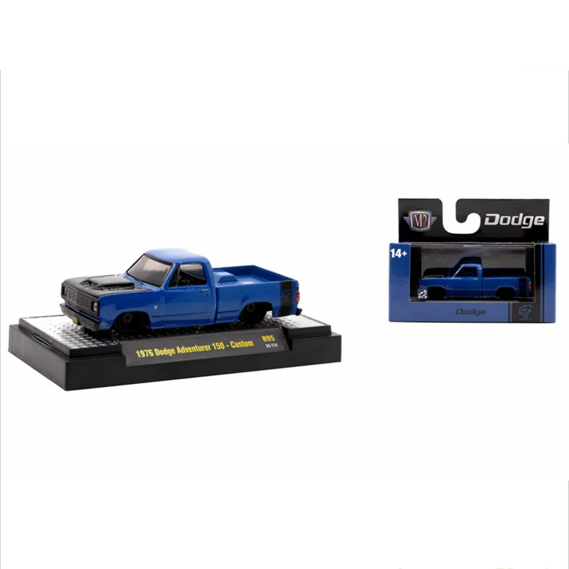 

M2 Machines 1:64 Scale Diecast Alloy 1976 Dodge Adventurer 150 Custom Toys Cars Model Classic Adult Gift Souvenir Static Display