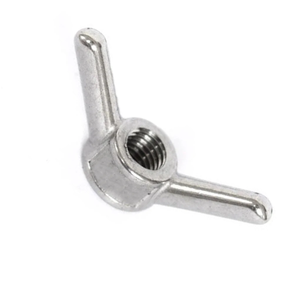 M6 M8 Stainless Steel Hand Tighten Nut Furniture Wingnut Butterfly Twisting Ingot Wing Nut