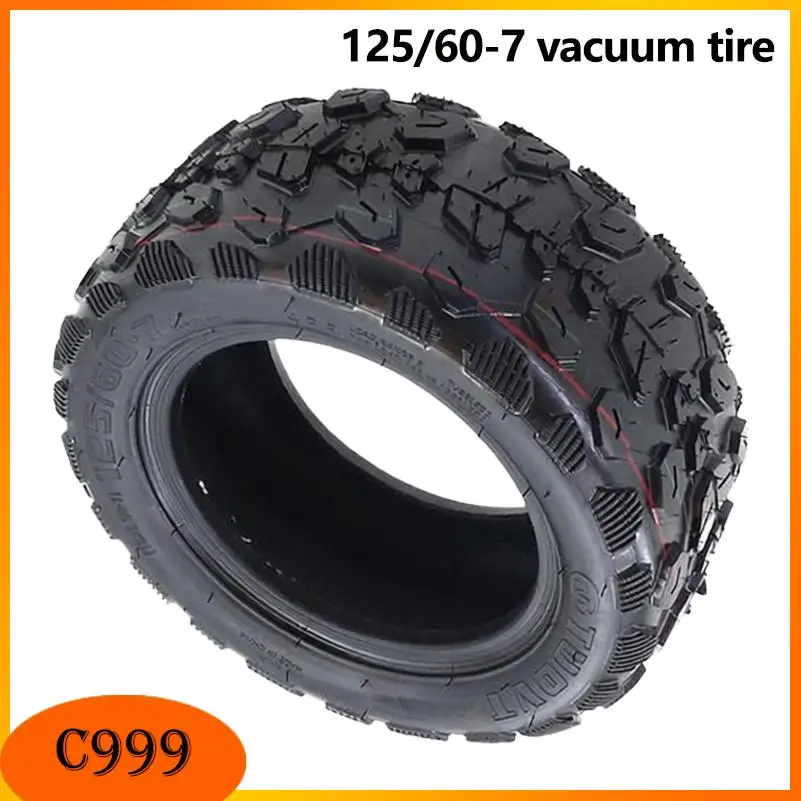 

All-Terrain 11 Inch 125/60-7 vacuum Tires Ideal for Beach Bike and ATV Tire Replacement
