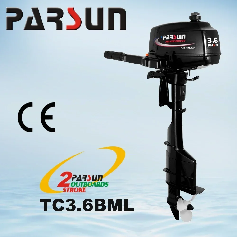 

TC3.6BML 3.6HP 2-stroke PARSUN Boat Motor Outboard Engine