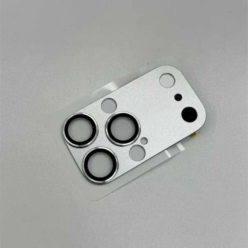 2025 Trasforma IPhone 17 Pro Protezione per obiettivo fotocamera finta per IPhone 17 16 15 14 Pro Max Metallo 9H Vetro Copertura completa antigraffio