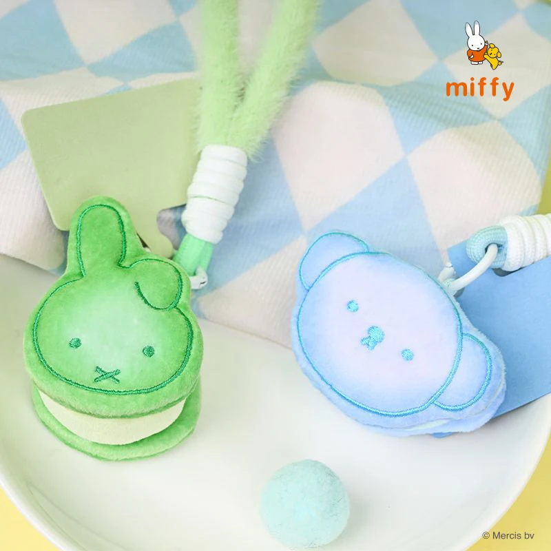 かわいいミッフィーぬいぐるみペンダント漫画サンドイッチビスケットシリーズふわふわバックパックアクセサリードーパミンかわいいぬいぐるみキーホルダーギフト
