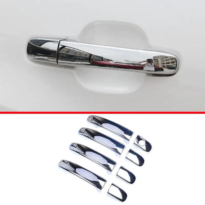 

Хромированный стиль для улицы, защитная накладка для умной дверной ручки, подходит для Ford Ranger 2015-2022-