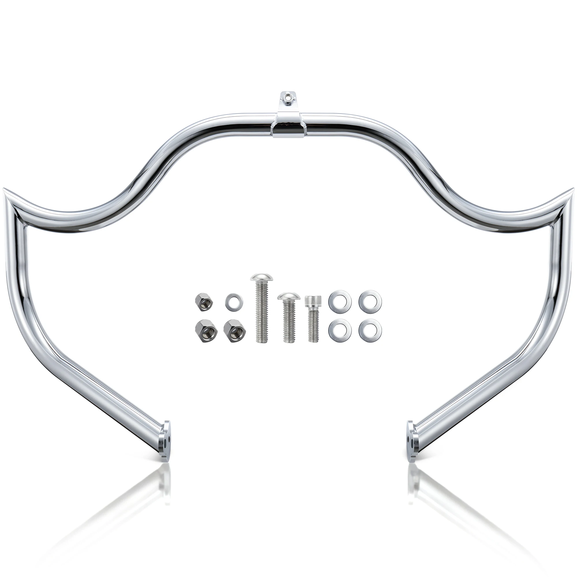 

Touring Meathook Engine Guard Crash Highway Bar for Harley 2009-Up Street Glide FLHX Electra Glide FLHT Road King FLHR and Trike