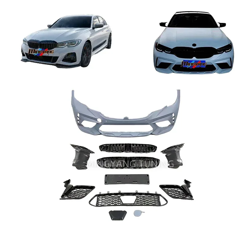 

Modification PP Plastic Body Kit M3C Design Front Bumper With Grille for 3 Series G20 Bodykit