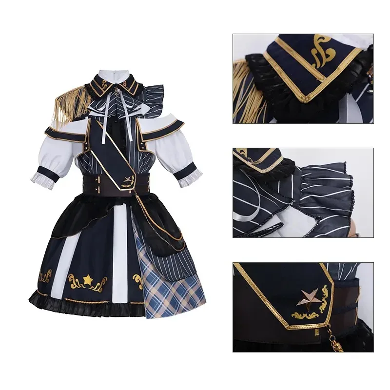 Arima Kana Rubyy Hoshilon Mem Costumi Cosplay Militare Lolita Idol Spettacolo teatrale Uniformi Anime Oshi No Ko Abiti da festa di carnevale