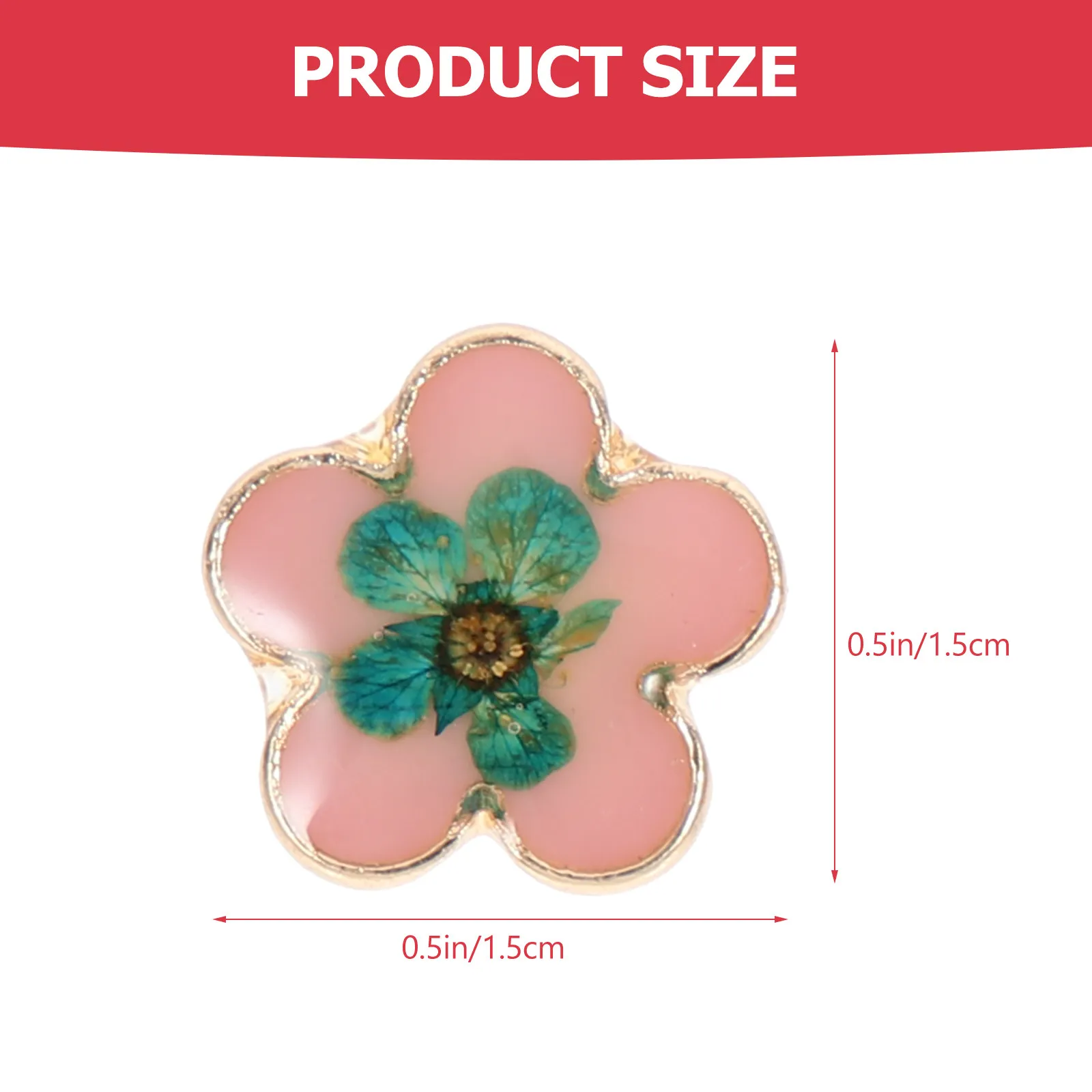 3 Pcs Decorative Watchband Connectors Charms Nail Accessories Decoration Delicate