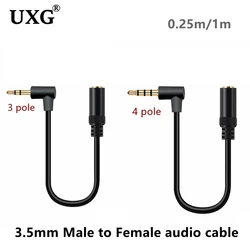 Stereo TRRS 3.5mm Male to TRS 3.5mm Female Audio Adapter Cable Line TRS 3.5 Female TRRS 3.5 Male 3.5mm TRRS Male TRS Female 3.5