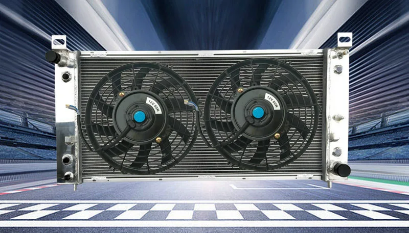 For Hummer H2 Adventure Luxury Special Edition V8 Aluminum Radiator & Fans AT MT 03-09 2003 2004 2005 2006 2007 2008 2009 04 05
