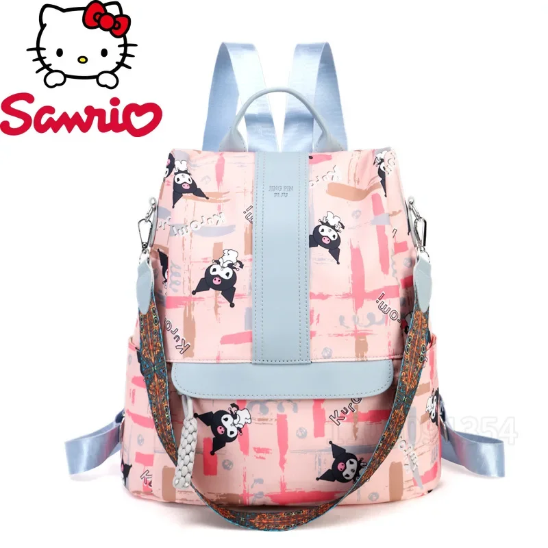 

Sanrio Kuromi New Diaper Bag Backpack Luxury Brand Baby Diaper Bag Backpack Cartoon Cute Baby Bag Large Capacity Multifunctional