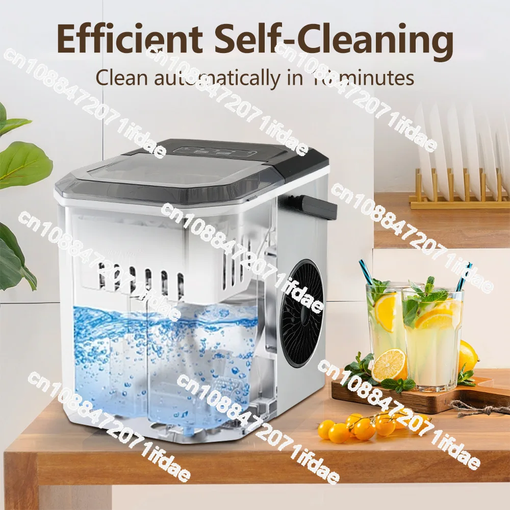 British and European Household Small Summer Ice Cubes to Make 1.2L Mini Portable Ice Maker