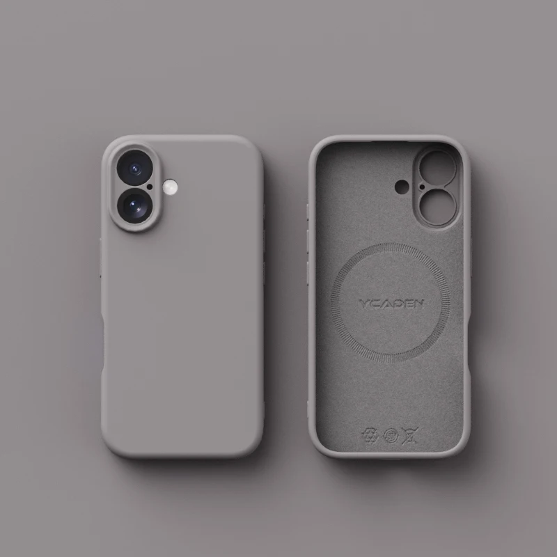 Original Liquid Silicone Magnetic Phone Case For iPhone 17Air 16 Plus 15 14 13 12 17 Pro Max Magsafe Wireless Charge Matte Cover - náhled 4