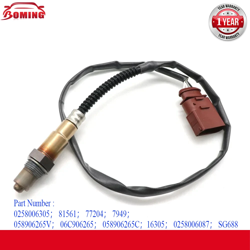 

Lambda O2 Oxygen Sensor Probe Air Fuel Ratio Sensor For Audi A3 Seat Ibiza Skoda Octavta For Volkswagen Golf Passat 058906265C