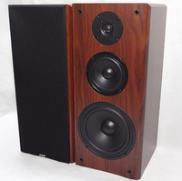 8 Inch Bookshelf Speaker Home 80W-130W Audio 8ohm High Medium Low Three-way Frequency Hifi Speaker Wooden Passive Front Speaker