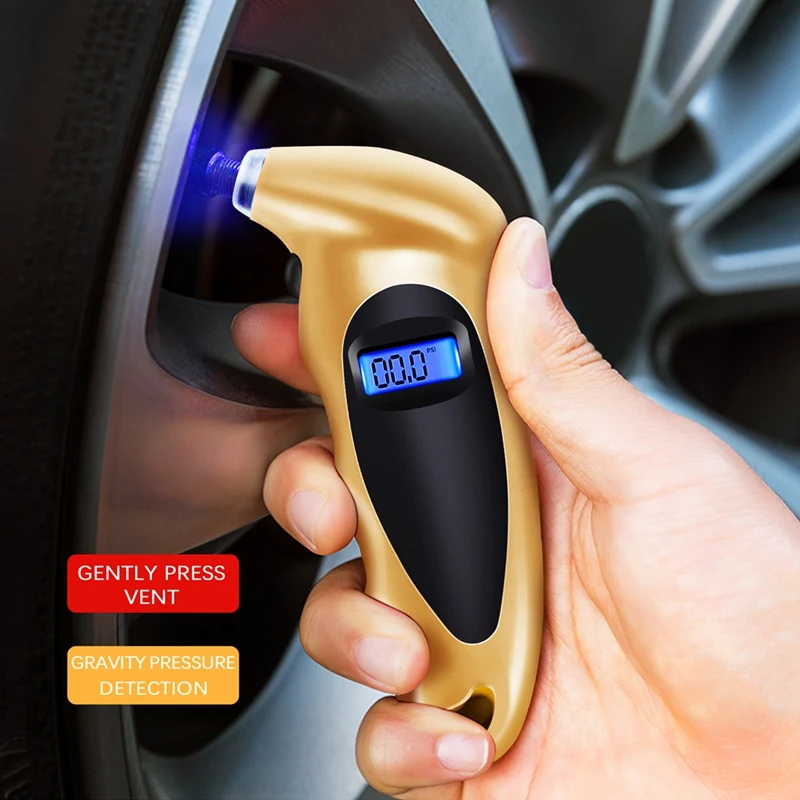 Portable Digital Tire Pressure Gauge 0-150 Psi High-Precision Air Pressure Gauge Tester Tool For Auto Car Motorcycle