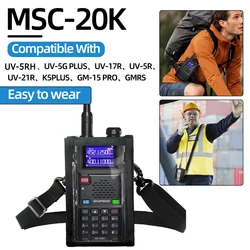 BaoFeng Walkie Talkie Holster Molle Radio Pouch for Baofeng UV-5RH UV-21R UV-5R Quansheng K5 PLUS Ham Radio Nylon Radio Case